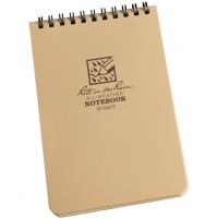 Rite In The Rain 6"x 4" Waterproof Tactical Pocket Notepad / Notebook 50 Sheets DESERT TAN 946T