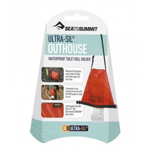 SEA TO SUMMIT ULTRA-SIL OUTHOUSE WATERPROOF CAMPING TOILET ROLL HOLDER