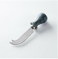 SPARQ SERRATED CHEESE KNIFE STAINLESS STEEL, SOAPSTONE HANDLE