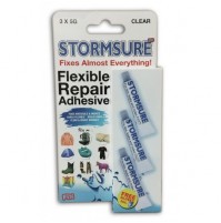 STORMSURE FLEXIBLE REPAIR ADHESIVE CLEAR 3 x 5g Waterproof Universal Glue