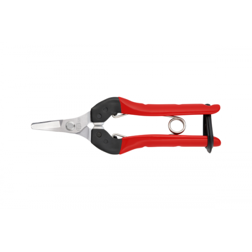 FELCO 320 PICKING & TRIMMING SNIPS WITH STEEL HANDLES, CURVED NICKEL PLATED BLADE